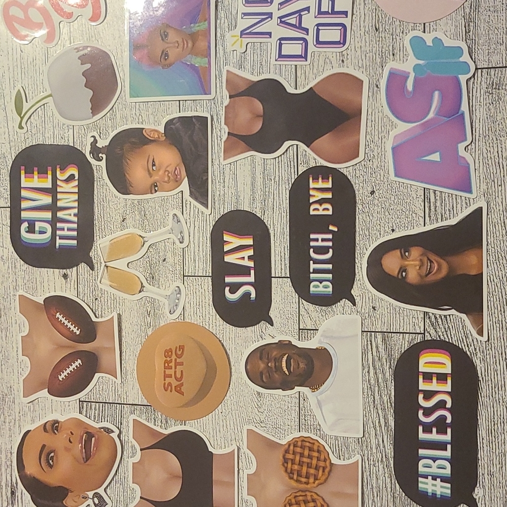 Kardashian stickers 22pc